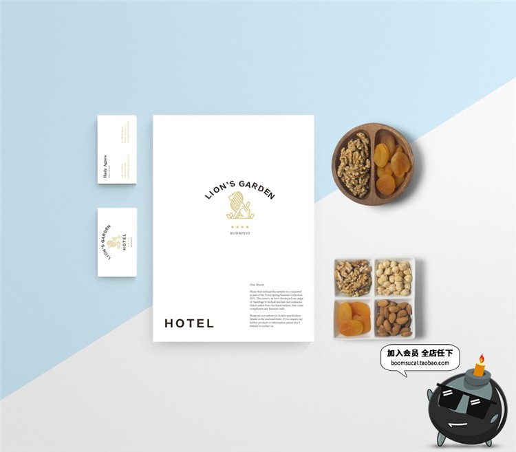 图片[10]-酒店旅馆民宿品牌vi提案贴图样机效果展示PSD模板PS设计素材-设计猿