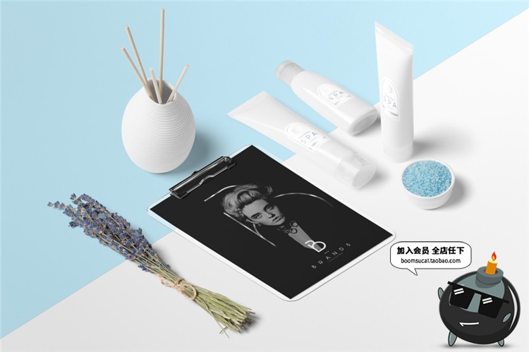 图片[16]-酒店旅馆民宿品牌vi提案贴图样机效果展示PSD模板PS设计素材-设计猿