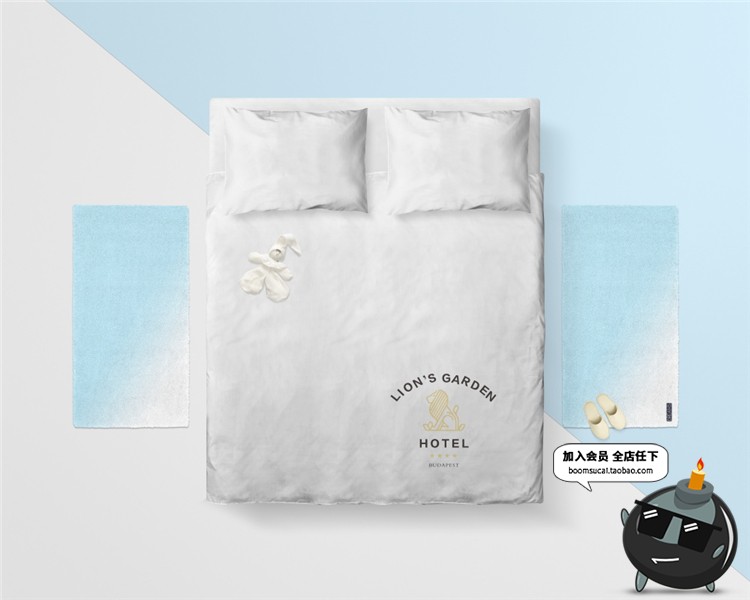 图片[22]-酒店旅馆民宿品牌vi提案贴图样机效果展示PSD模板PS设计素材-设计猿