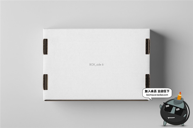 图片[12]-快递包装盒子礼品礼物礼盒长方形纸盒设计mockups样机展示PSD素材-设计猿