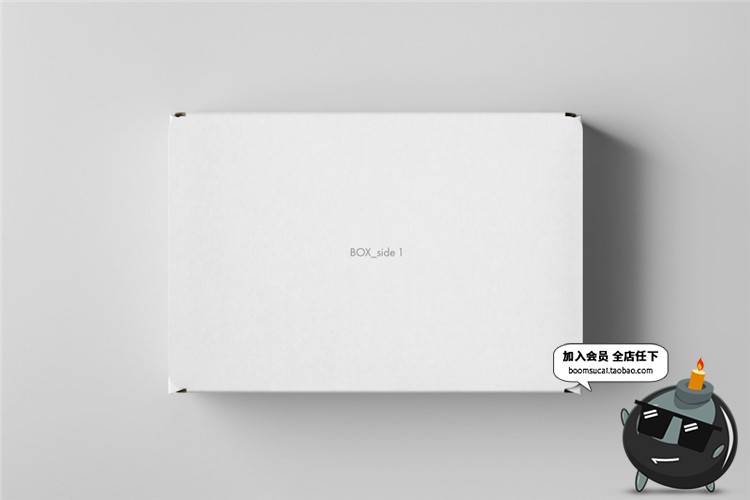 图片[13]-快递包装盒子礼品礼物礼盒长方形纸盒设计mockups样机展示PSD素材-设计猿