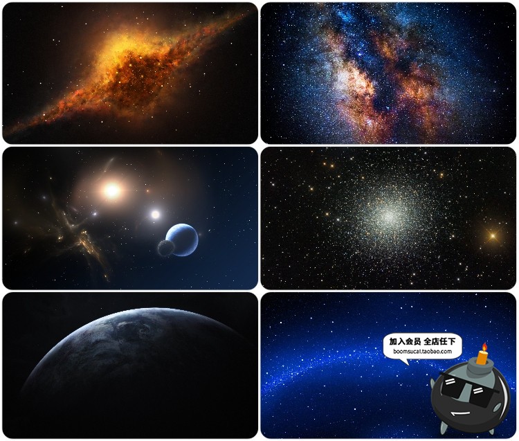 图片[2]-高清宇宙银河星河星空夜空摄影图片星云粒子背景JPG高清图片素材-设计猿