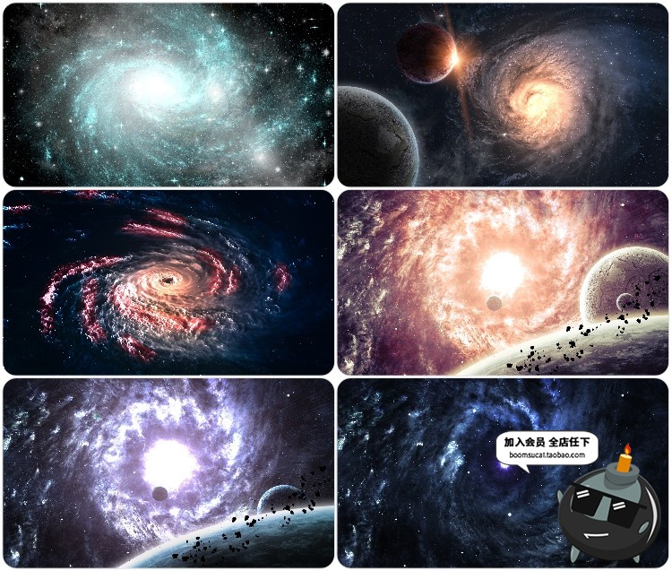 图片[12]-高清宇宙银河星河星空夜空摄影图片星云粒子背景JPG高清图片素材-设计猿