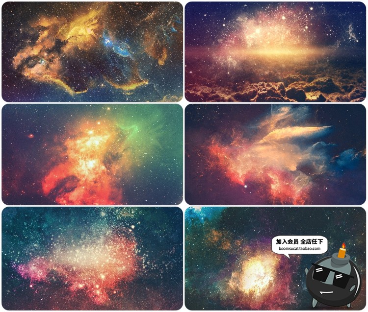 图片[23]-高清宇宙银河星河星空夜空摄影图片星云粒子背景JPG高清图片素材-设计猿