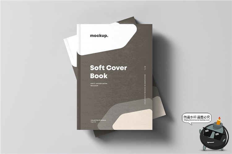 图片[4]-精装书籍书本封面外观效果样机PSD模板Mockups智能贴图PS设计素材-设计猿