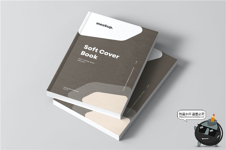 图片[8]-精装书籍书本封面外观效果样机PSD模板Mockups智能贴图PS设计素材-设计猿
