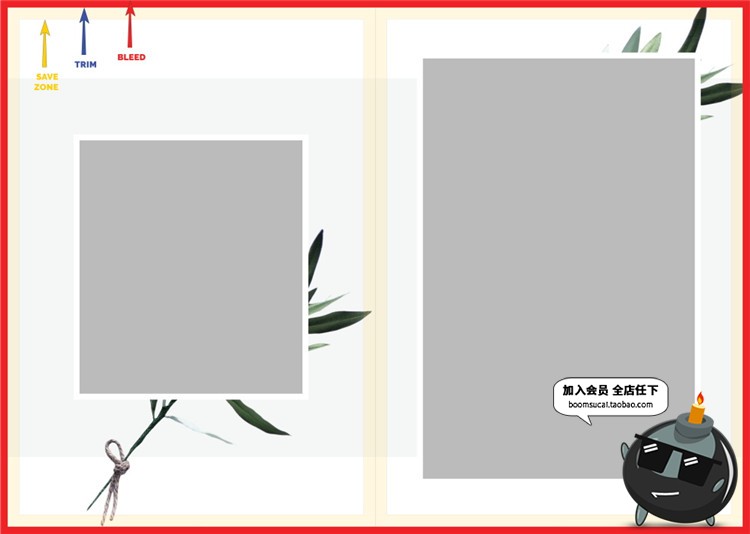 图片[2]-30页新生儿摄影育儿主题杂志画册图文排版AI矢量PSD模板设计素材-设计猿