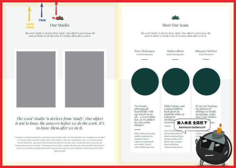 图片[8]-30页新生儿摄影育儿主题杂志画册图文排版AI矢量PSD模板设计素材-设计猿
