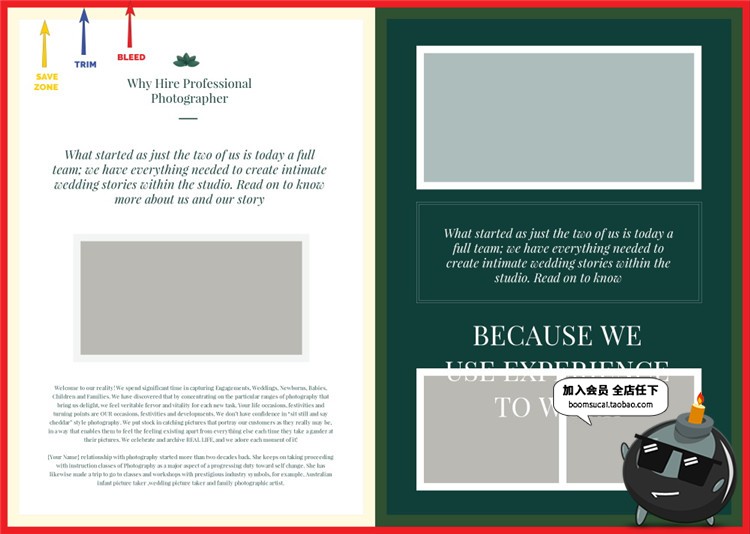 图片[11]-30页新生儿摄影育儿主题杂志画册图文排版AI矢量PSD模板设计素材-设计猿