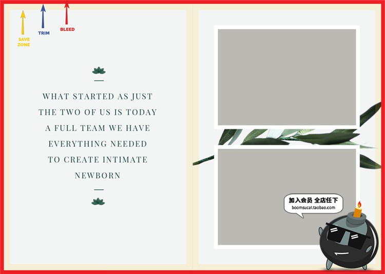 图片[13]-30页新生儿摄影育儿主题杂志画册图文排版AI矢量PSD模板设计素材-设计猿