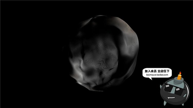 图片[4]-20款抽象黑色漆面球体圆球艺术概念高科技底纹纹理PNG免抠素材-设计猿