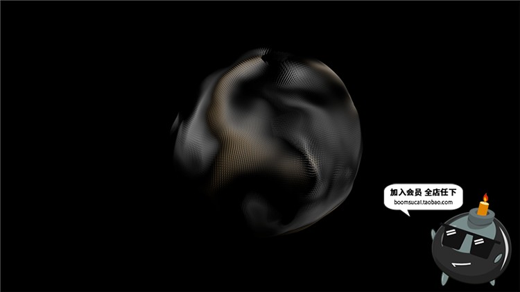 图片[6]-20款抽象黑色漆面球体圆球艺术概念高科技底纹纹理PNG免抠素材-设计猿