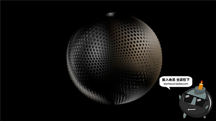 图片[11]-20款抽象黑色漆面球体圆球艺术概念高科技底纹纹理PNG免抠素材-设计猿