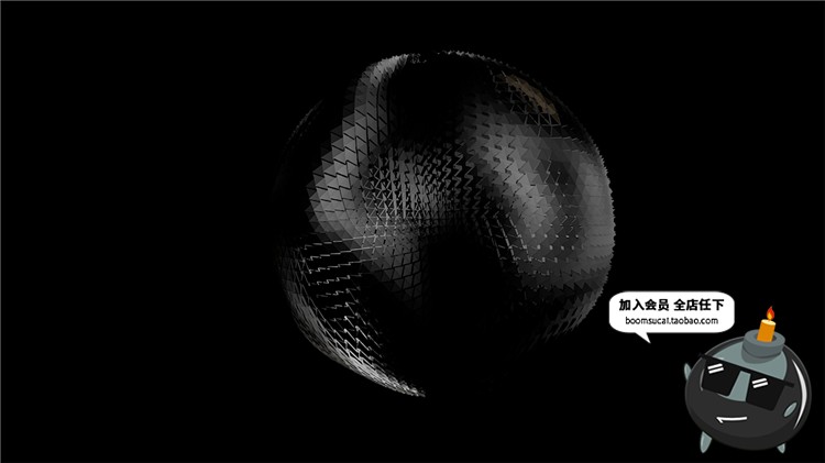 图片[12]-20款抽象黑色漆面球体圆球艺术概念高科技底纹纹理PNG免抠素材-设计猿