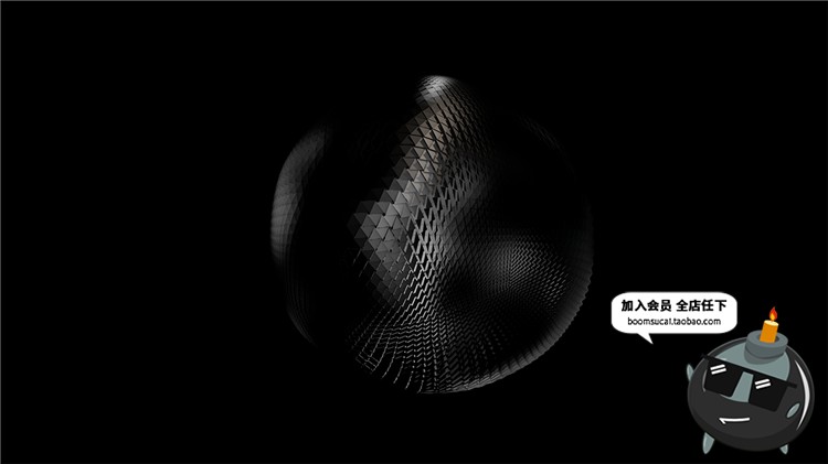 图片[13]-20款抽象黑色漆面球体圆球艺术概念高科技底纹纹理PNG免抠素材-设计猿