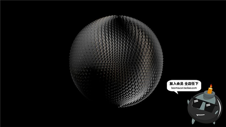 图片[14]-20款抽象黑色漆面球体圆球艺术概念高科技底纹纹理PNG免抠素材-设计猿