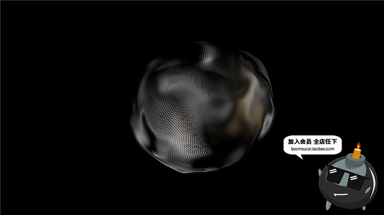 图片[15]-20款抽象黑色漆面球体圆球艺术概念高科技底纹纹理PNG免抠素材-设计猿