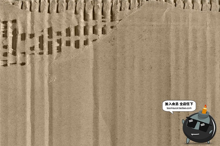 图片[8]-牛皮纸纸板纸皮瓦楞纸箱破烂褶皱表面材质PS设计JPG图片背景素材-设计猿