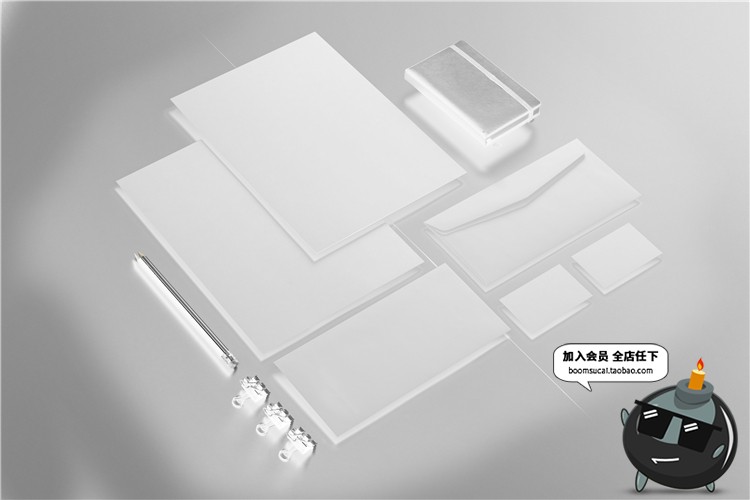 图片[6]-企业文具品牌统一办公物料贴图包装展示宣传文创样机模板PSD素材-设计猿