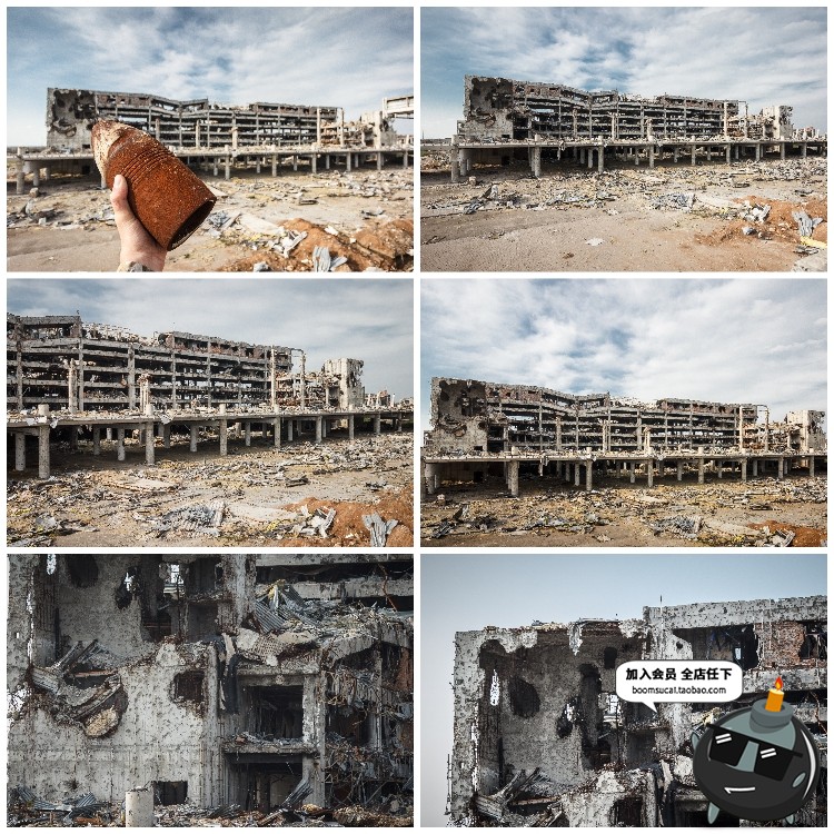 图片[20]-废墟破旧倒塌房子老旧房屋废弃城堡JPG图片后期合成创意素材-设计猿