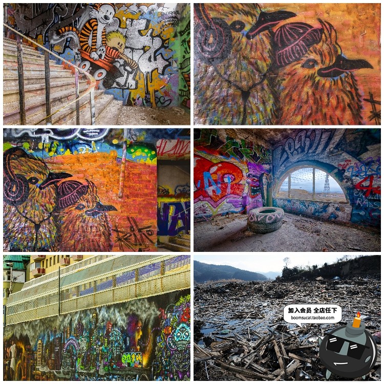 图片[27]-废墟破旧倒塌房子老旧房屋废弃城堡JPG图片后期合成创意素材-设计猿