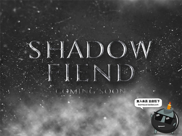 图片[9]-科技梦幻电影字体海报特效3D效果字PSD智能分层模板字样设计素材-设计猿