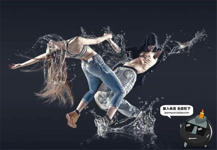 图片[4]-水花液体飞溅溅射洒出特效效果后期元素PNG免抠PSD模板设计PS素材-设计猿