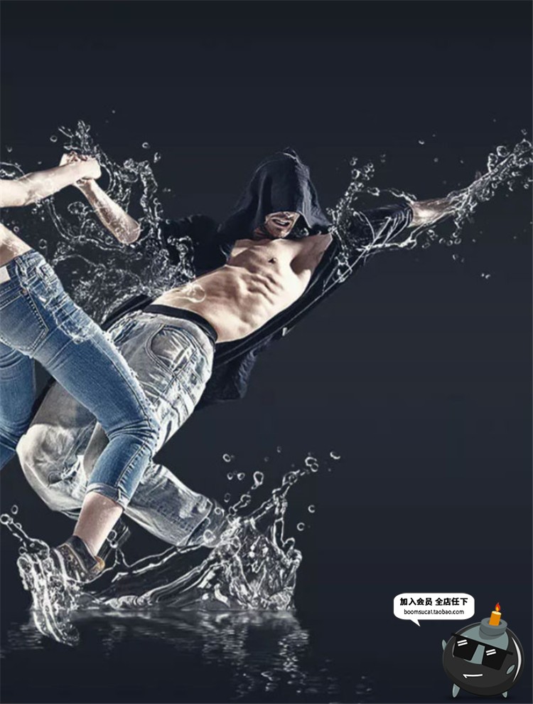 图片[5]-水花液体飞溅溅射洒出特效效果后期元素PNG免抠PSD模板设计PS素材-设计猿