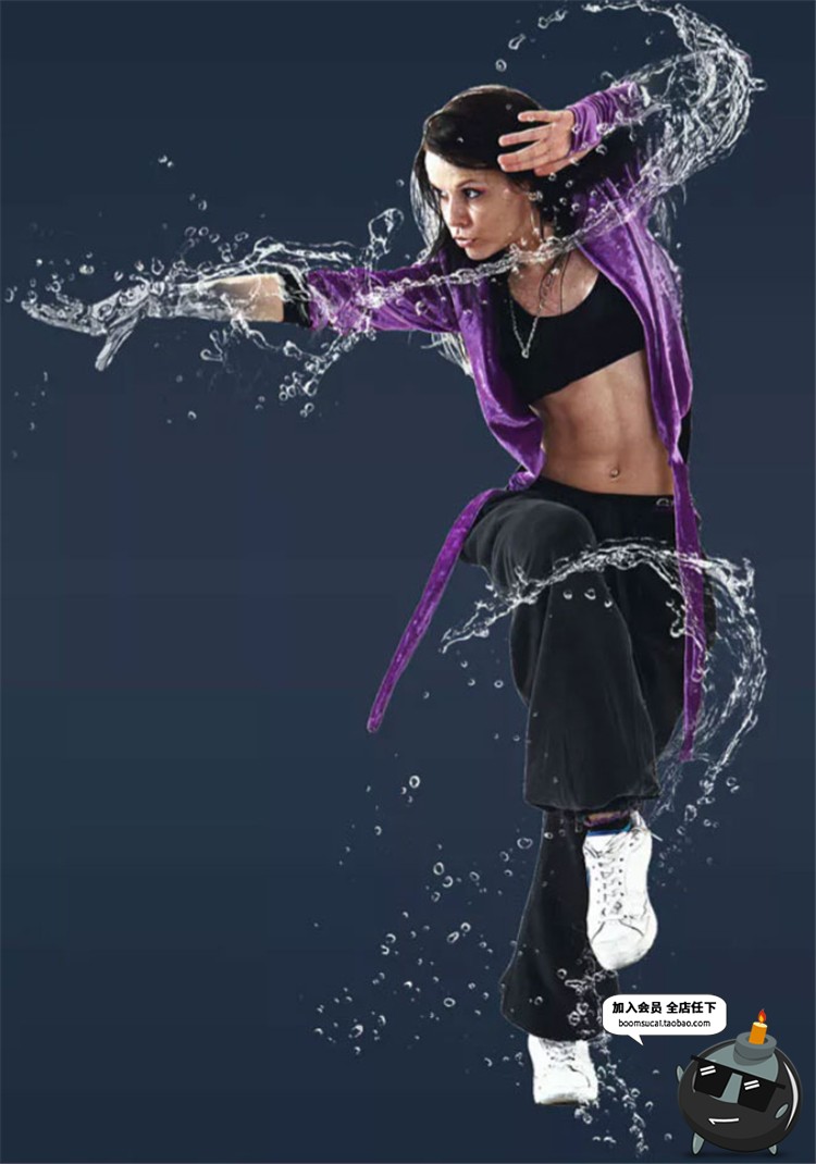 图片[6]-水花液体飞溅溅射洒出特效效果后期元素PNG免抠PSD模板设计PS素材-设计猿