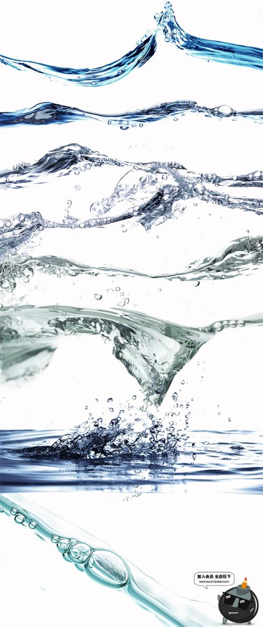 图片[9]-水花液体飞溅溅射洒出特效效果后期元素PNG免抠PSD模板设计PS素材-设计猿