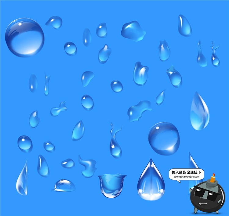 图片[17]-水花液体飞溅溅射洒出特效效果后期元素PNG免抠PSD模板设计PS素材-设计猿