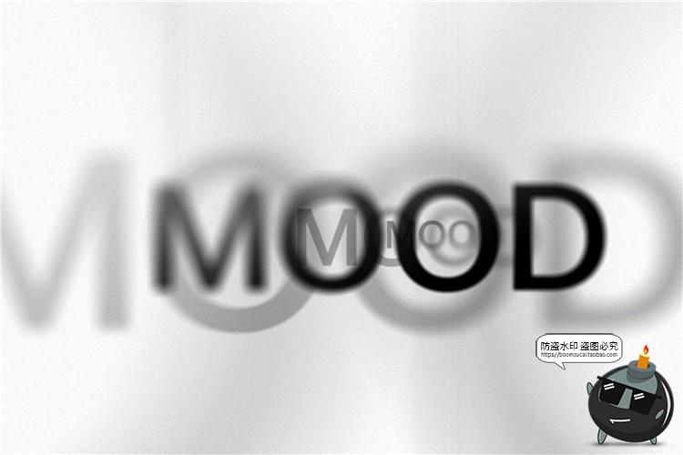 图片[2]-神秘幻象风格幻觉模糊重影特效字标题样式文字效果PSD模板PS素材-设计猿