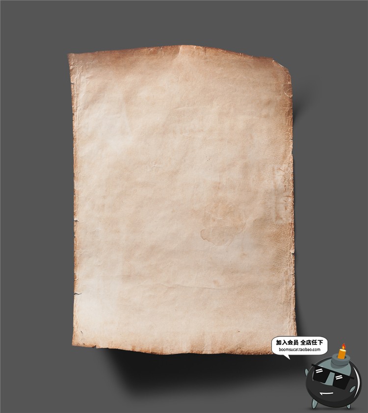 图片[3]-复古怀旧牛皮纸纸张纹理肌理质感PNG高清图片背景后期合成PSD素材-设计猿