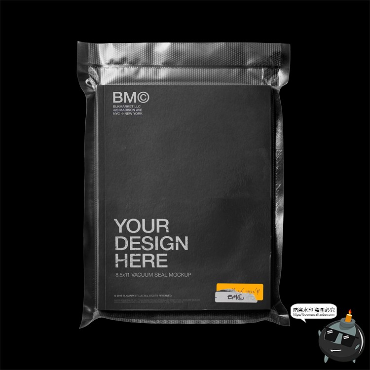 图片[3]-真空吸塑塑料透明薄膜PNG密封袋包装后期合成样机PSD模版PS素材-设计猿