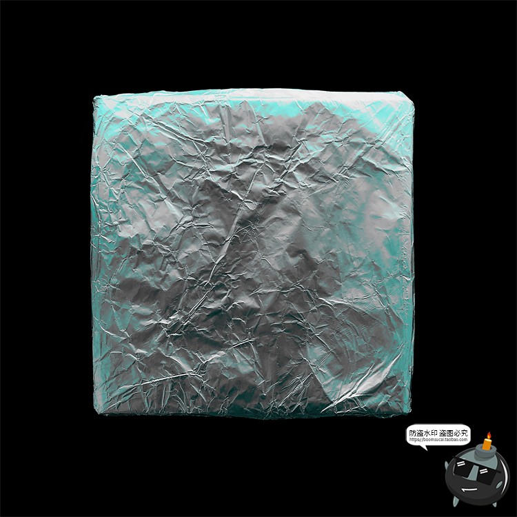 图片[4]-酸性潮流褶皱金属铝箔CD盒封面包装纸mockups样机PSD模板PS素材-设计猿