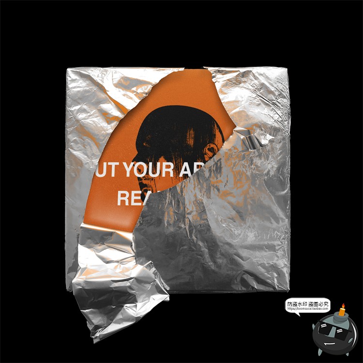 图片[12]-酸性潮流褶皱金属铝箔CD盒封面包装纸mockups样机PSD模板PS素材-设计猿