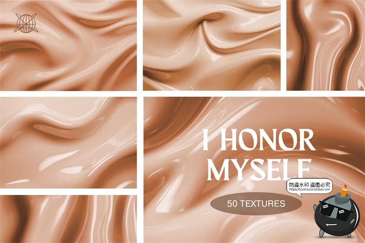 图片[5]-光泽液态塑料纯色融化液体颜料油漆抽象艺术背景高清JPG图片素材-设计猿