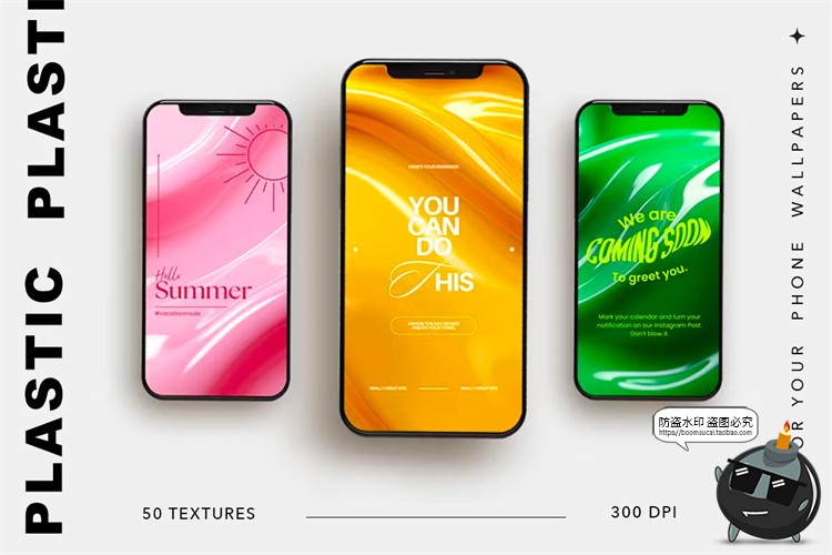 图片[10]-光泽液态塑料纯色融化液体颜料油漆抽象艺术背景高清JPG图片素材-设计猿