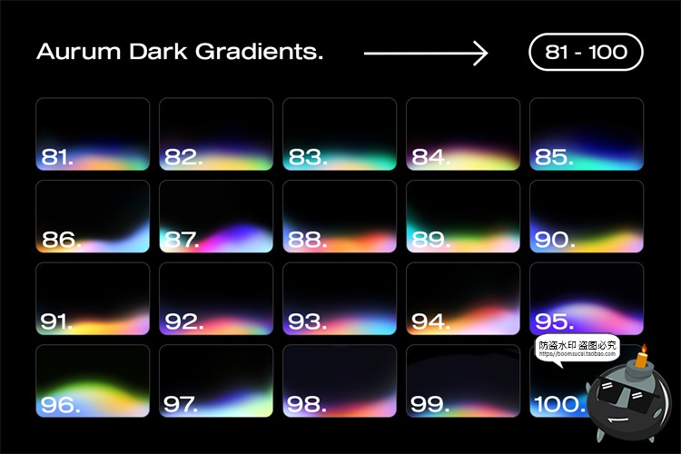 图片[6]-110款潮流迷幻时尚弥散光模糊彩虹渐变背景UI底纹JPG图片PNG素材-设计猿