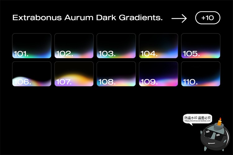 图片[7]-110款潮流迷幻时尚弥散光模糊彩虹渐变背景UI底纹JPG图片PNG素材-设计猿