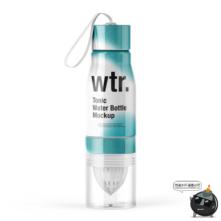 图片[4]-矿泉水饮料塑料玻璃瓶子包装VI效果图展示贴图样机PSD模板PS素材-设计猿