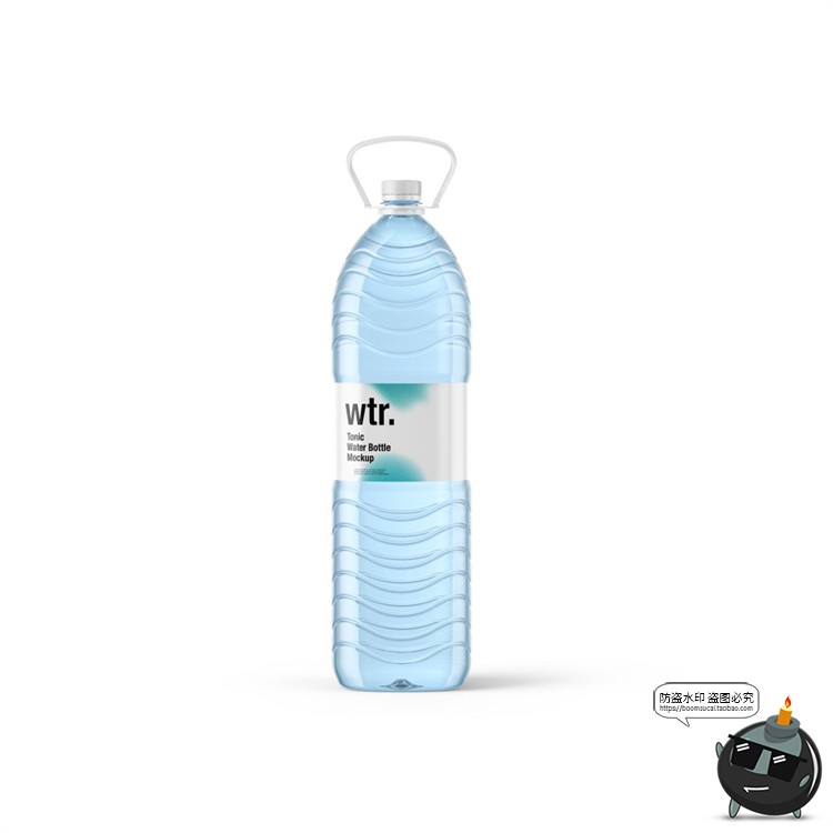 图片[6]-矿泉水饮料塑料玻璃瓶子包装VI效果图展示贴图样机PSD模板PS素材-设计猿