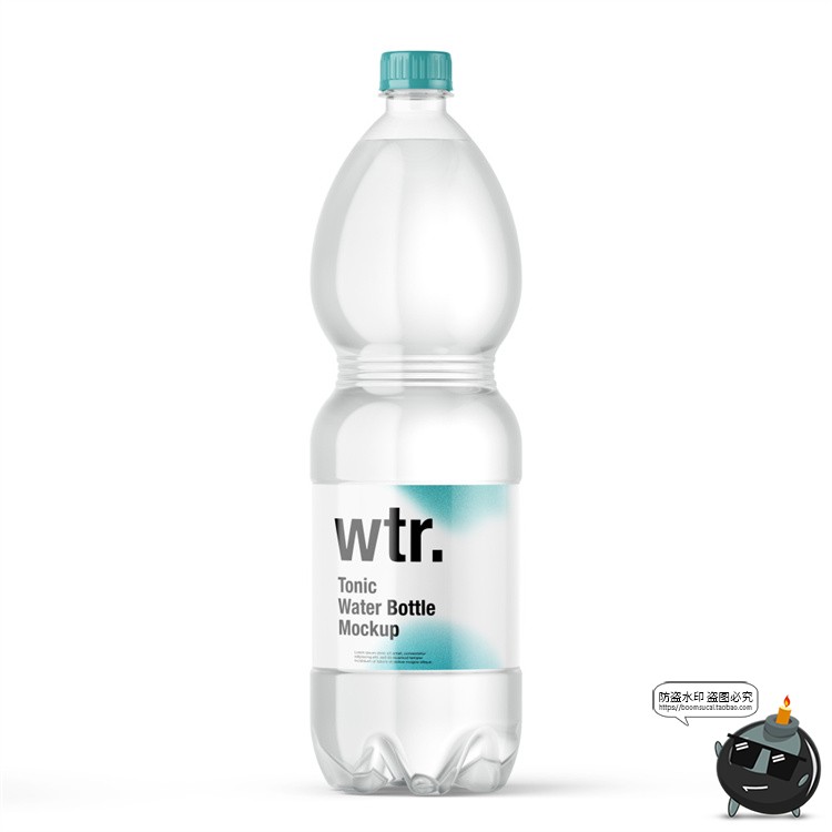 图片[9]-矿泉水饮料塑料玻璃瓶子包装VI效果图展示贴图样机PSD模板PS素材-设计猿