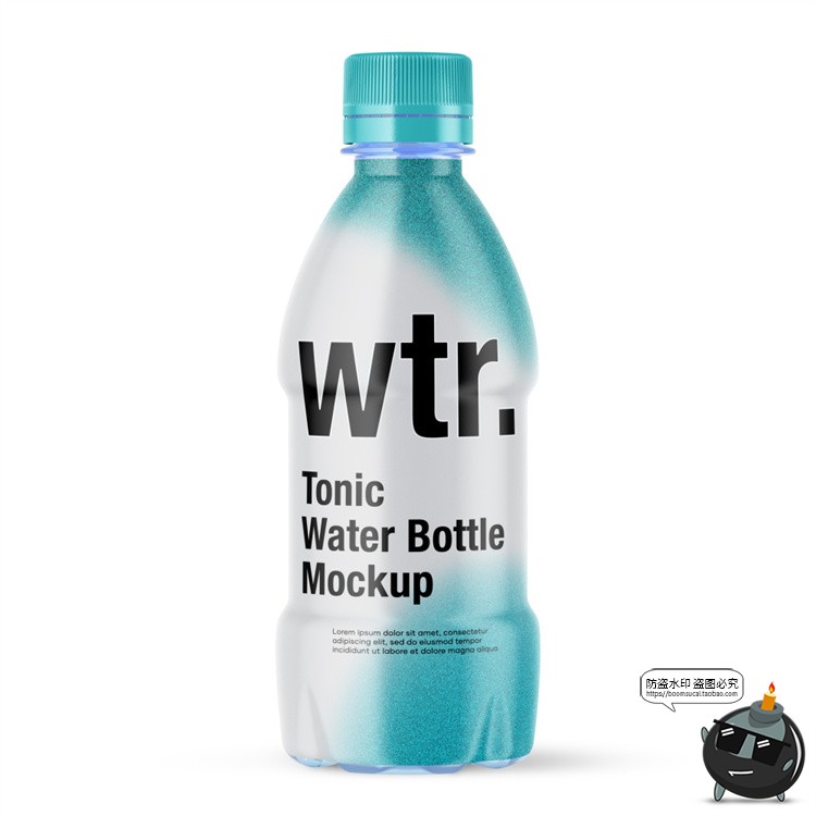 图片[12]-矿泉水饮料塑料玻璃瓶子包装VI效果图展示贴图样机PSD模板PS素材-设计猿