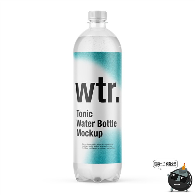 图片[13]-矿泉水饮料塑料玻璃瓶子包装VI效果图展示贴图样机PSD模板PS素材-设计猿