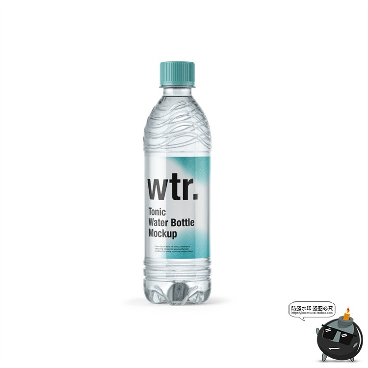 图片[18]-矿泉水饮料塑料玻璃瓶子包装VI效果图展示贴图样机PSD模板PS素材-设计猿