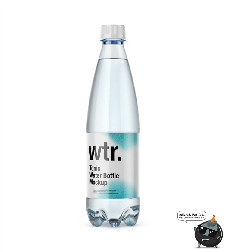 图片[19]-矿泉水饮料塑料玻璃瓶子包装VI效果图展示贴图样机PSD模板PS素材-设计猿