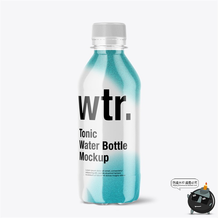 图片[20]-矿泉水饮料塑料玻璃瓶子包装VI效果图展示贴图样机PSD模板PS素材-设计猿