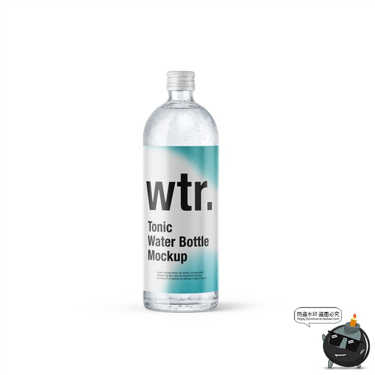 图片[21]-矿泉水饮料塑料玻璃瓶子包装VI效果图展示贴图样机PSD模板PS素材-设计猿