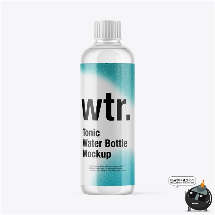图片[22]-矿泉水饮料塑料玻璃瓶子包装VI效果图展示贴图样机PSD模板PS素材-设计猿